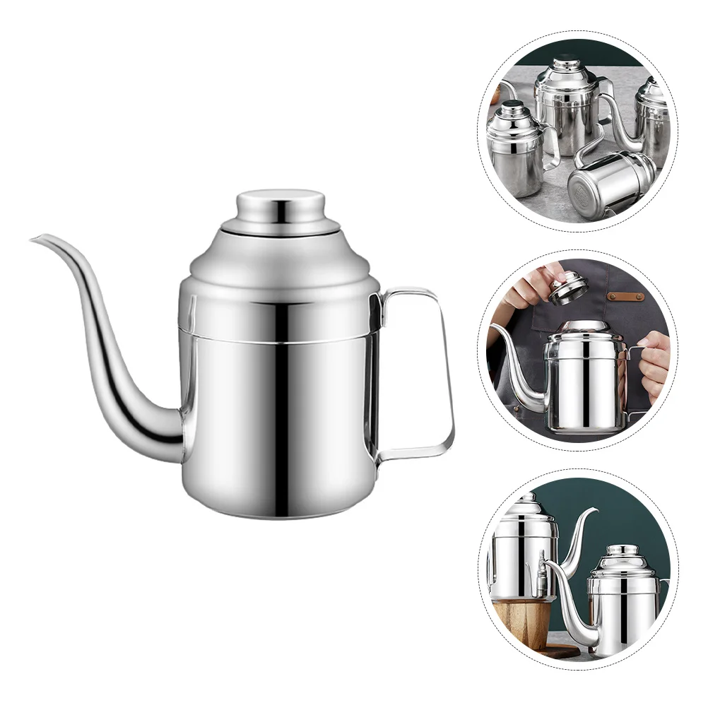 

1pc Stainless Steel Oil Bottle Seasoning Dispenser For Kitchen Storage Oil Pot Vinegar Cruet Cooking Seasoning Bottle Kitchen