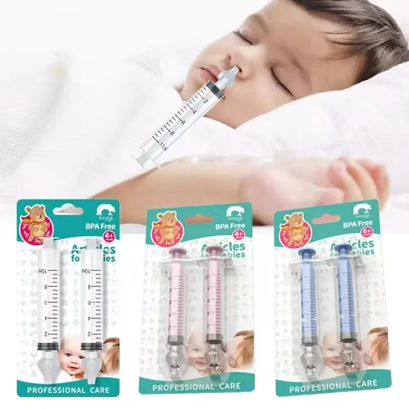 Baby Nase Reiniger Rhinitis Nasenreiniger Nadelrohr Baby Nasensauger Reiniger Spritze Baby Nase Waschen für Kinder