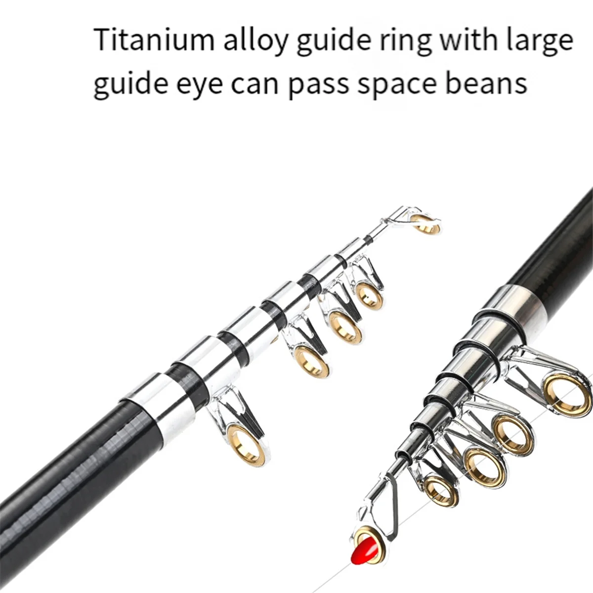 

【Livraison-Rapide!】{Портативная складная удочка, телескопические удочки для ловли нахлыстом с катушкой, складная мини-удочка для путешествий и рыбалки