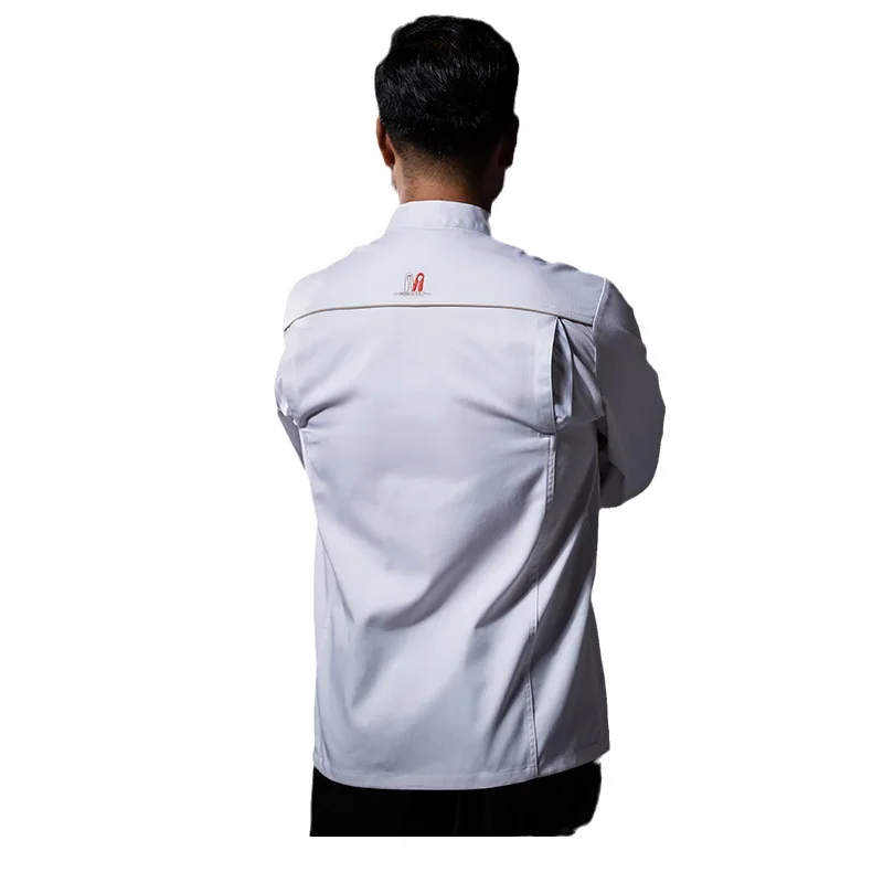 High-End Chef Overalls Long-Sleeved Men's Hotel Dining Kitchen Autumn and Winter Baking Cake Female Chef Clothing New