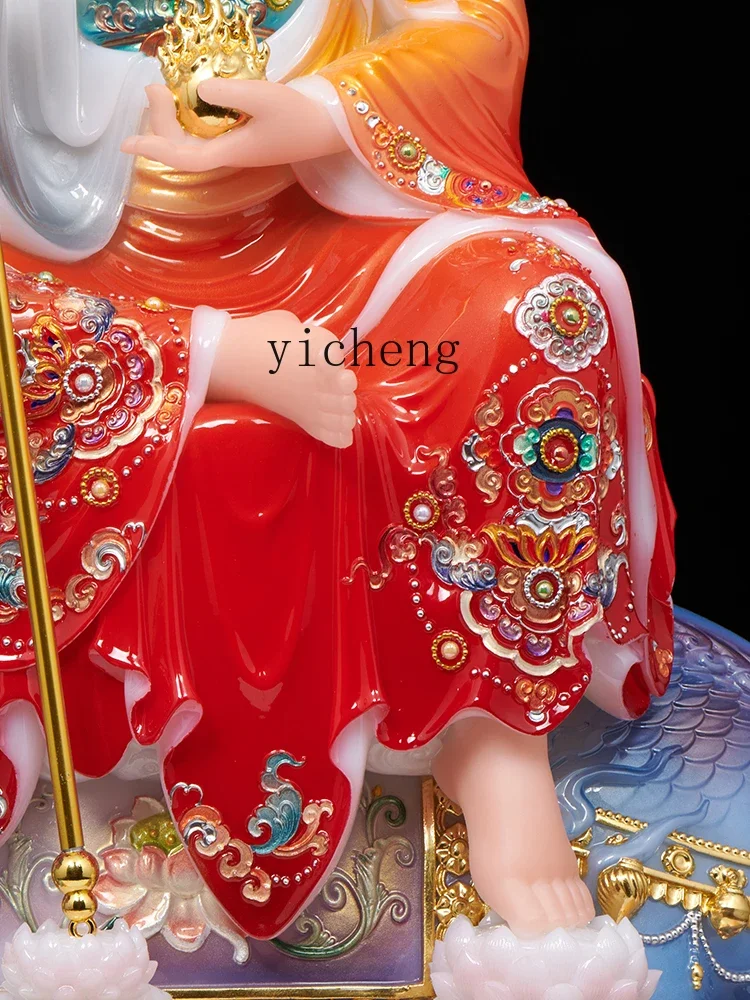 Buddha Statue Ksitigarbha Bodhisattva Manjushri Samanthadra Bodhisattva Statue Worship Ornament