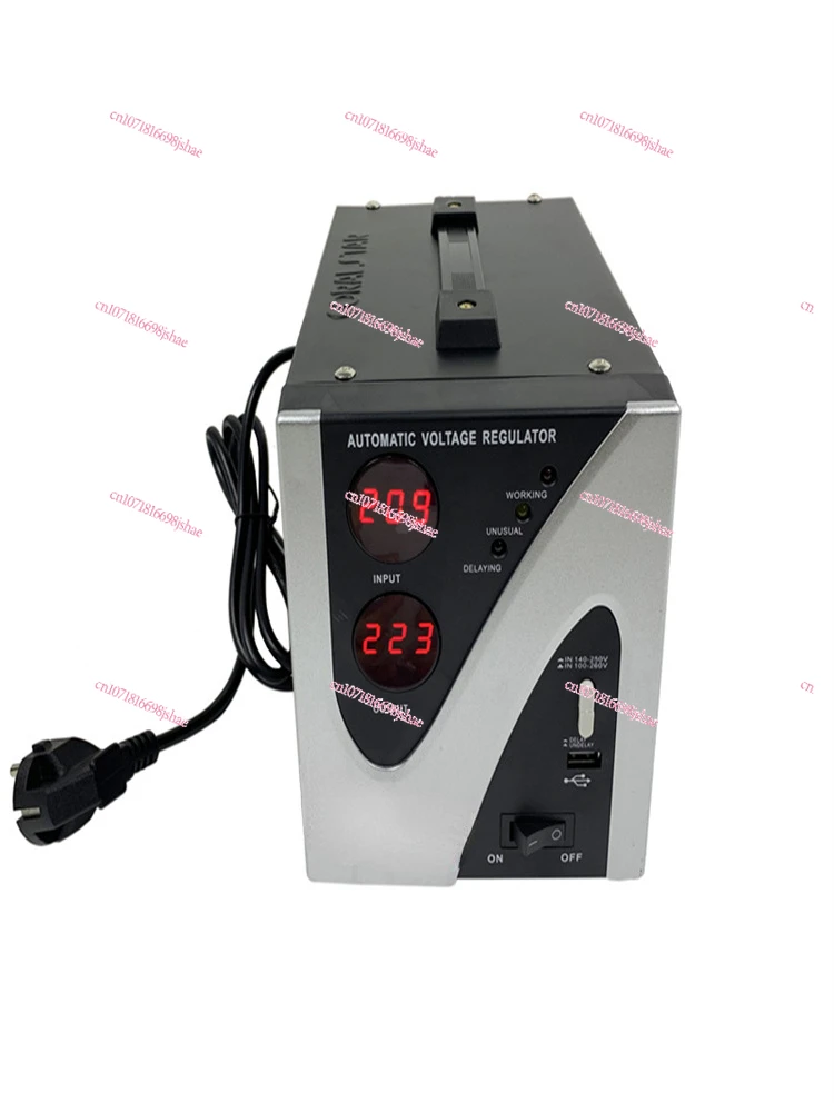 1500VA Electronic Voltage Regulator English Digital Display AC Household Power Supply