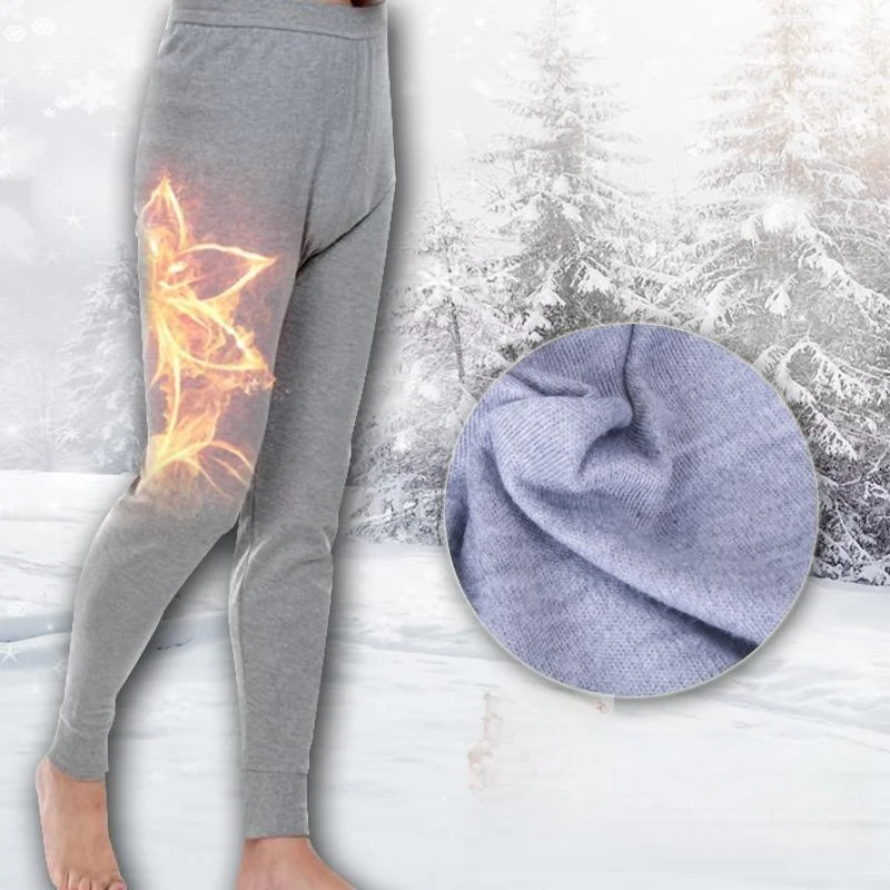 

Youth Cotton Autumn Pants Men's Thin Pure Cotton Boting Thermal Long Trousers plus Size Warm Pants Chinese Brand