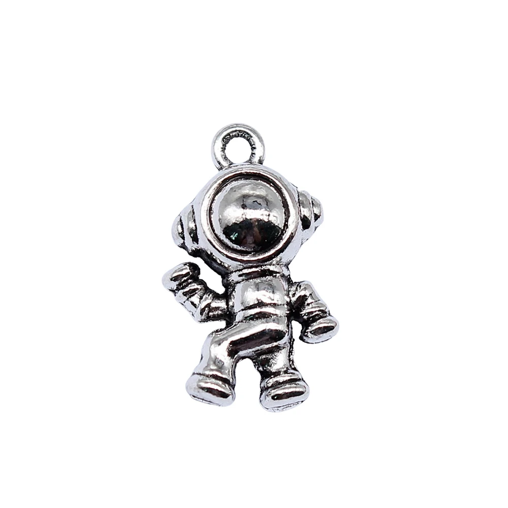 Car Pendant Astronaut Spaceman Charms For Jewelry Making 19x11mm 10pcs