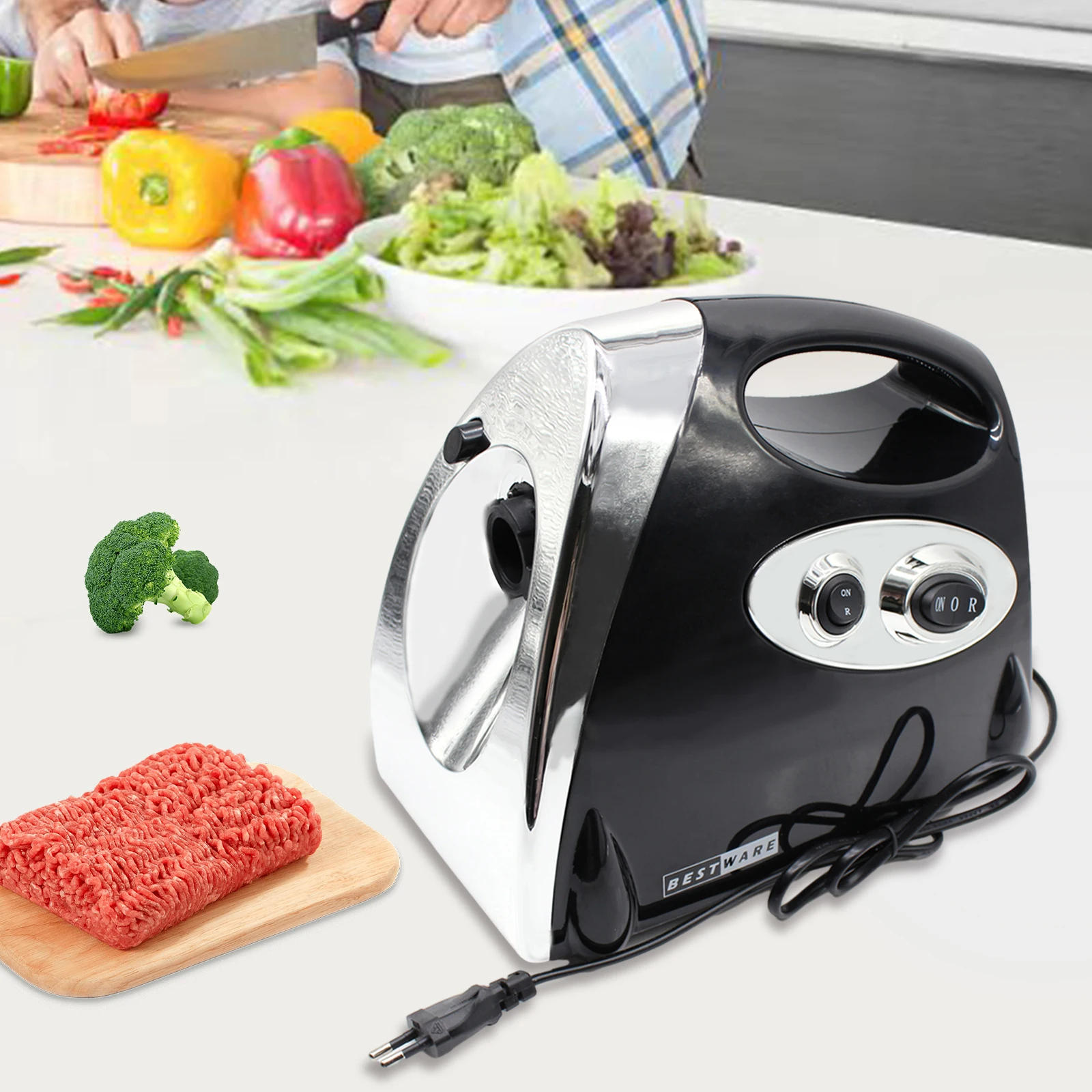 800W  Multifunctional Electric Meat Mincer Professional Kitchen Tool Food-grade ABS Food Mincing Processor