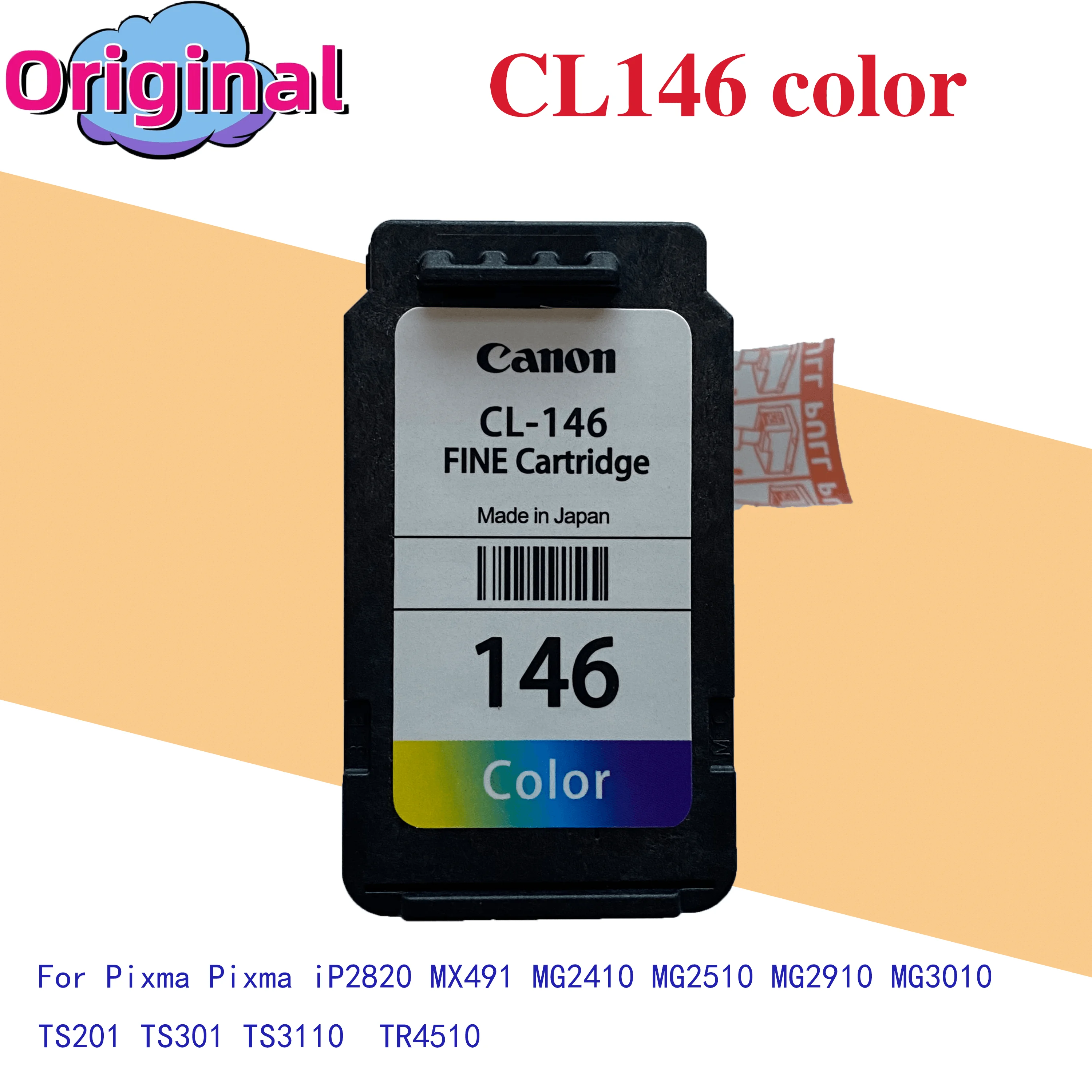 Compatible 145XL 146XL Ink Cartridge  for Canon PG145 CL146 PG-145 PG 145 146 For Pixma MG2410 MG2410 MG2510 Printer