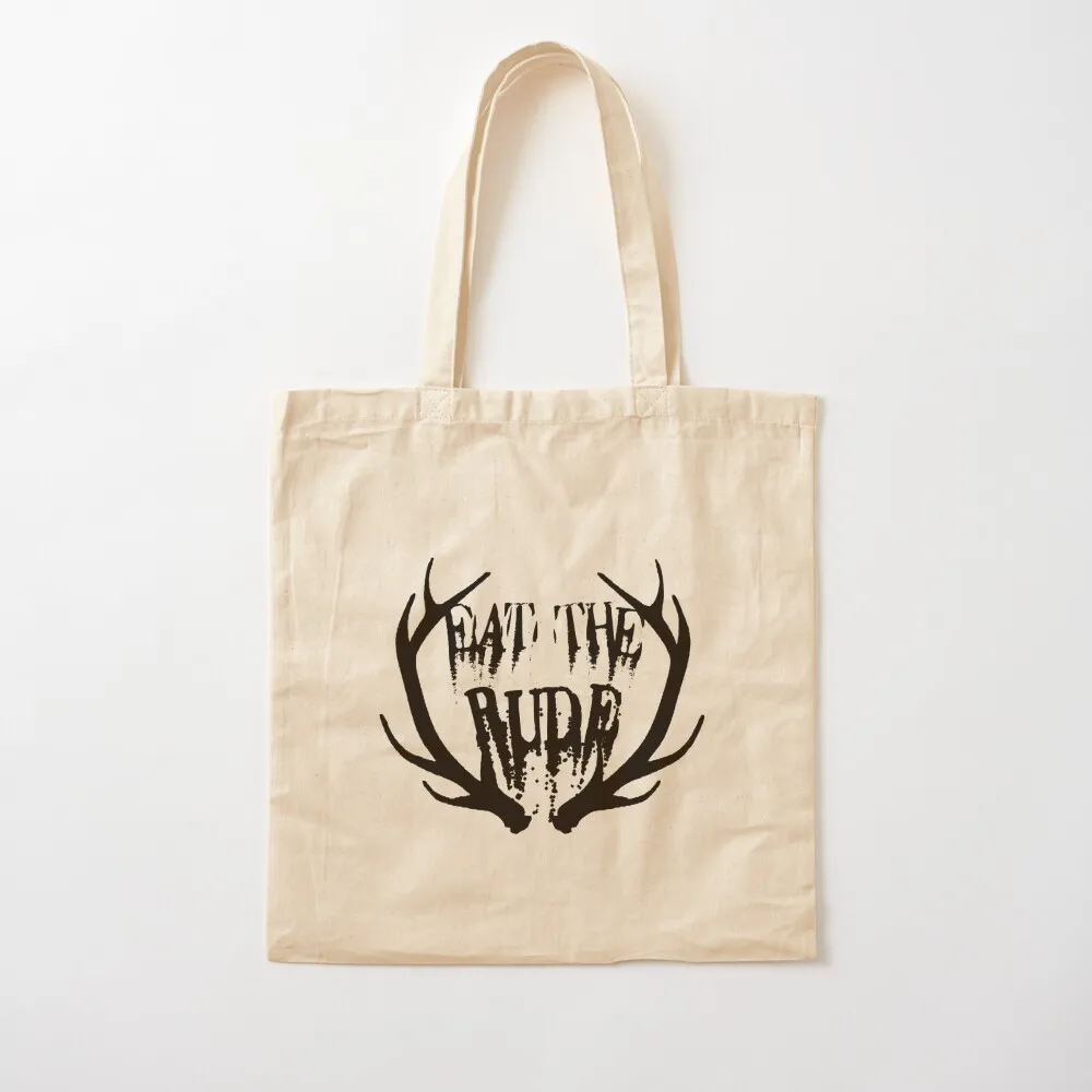 

Eat the Rude - black Tote Bag eco bag folding custom bags Canvas Tote Bag