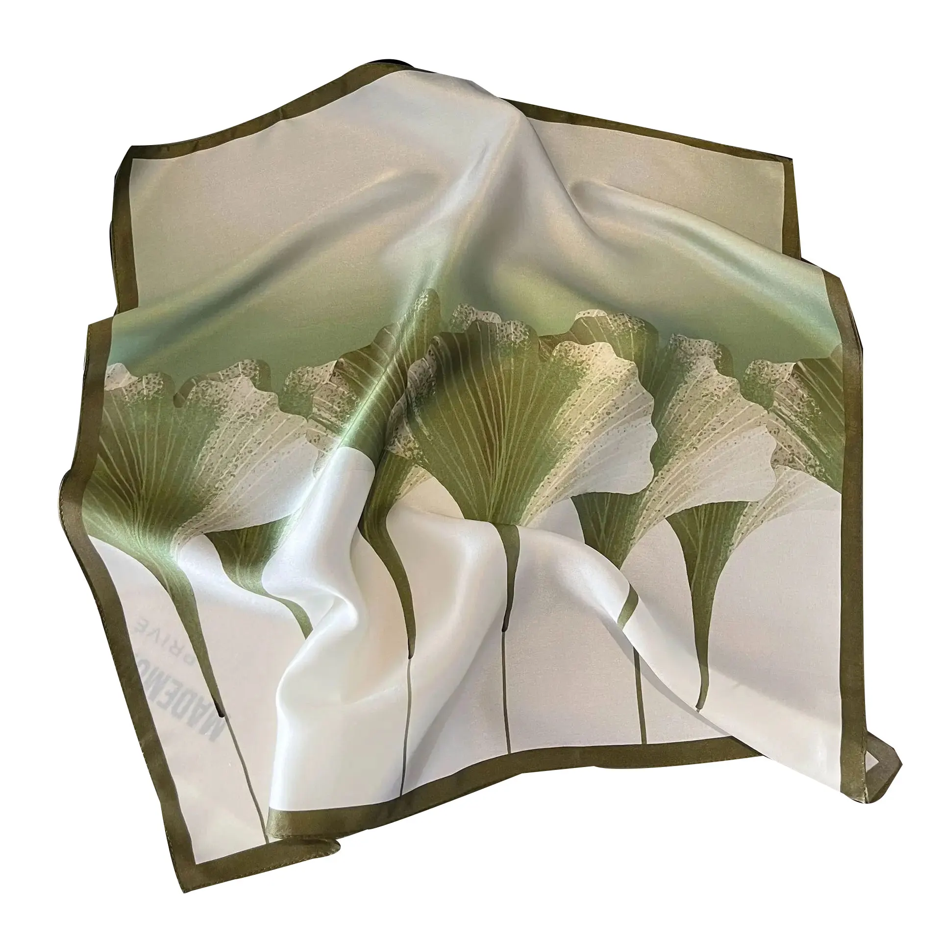 

100% натуральный шелковый шарф, женский ободок для волос, шаль, новая бандана, квадратные шарфы, элегантный весенний роскошный хиджаб высокого качества