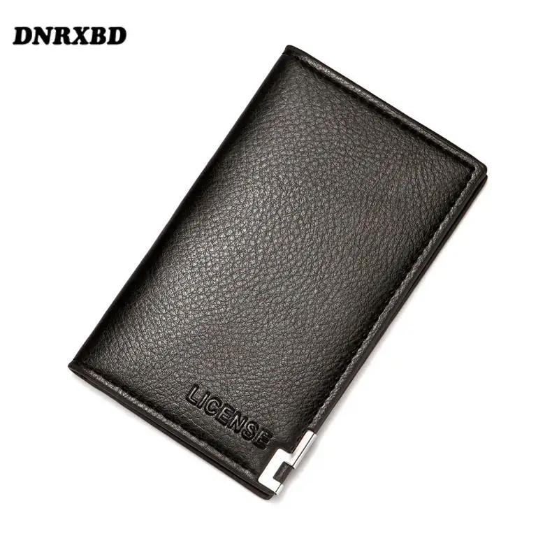 

New Men's Wallet Business ID Card Holders Purse Slim Coin Purse Trend Card bag Money Bag carteira Small Clutches Wallet for Men