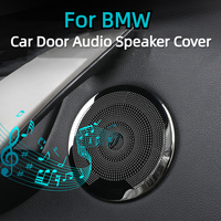 Car Door Audio Speaker Cover Stainless Steel Auto Loudspeaker Protect Accessory For BMW Series3 F30 F34 3GT X3X4IX3 G01 G02 G08