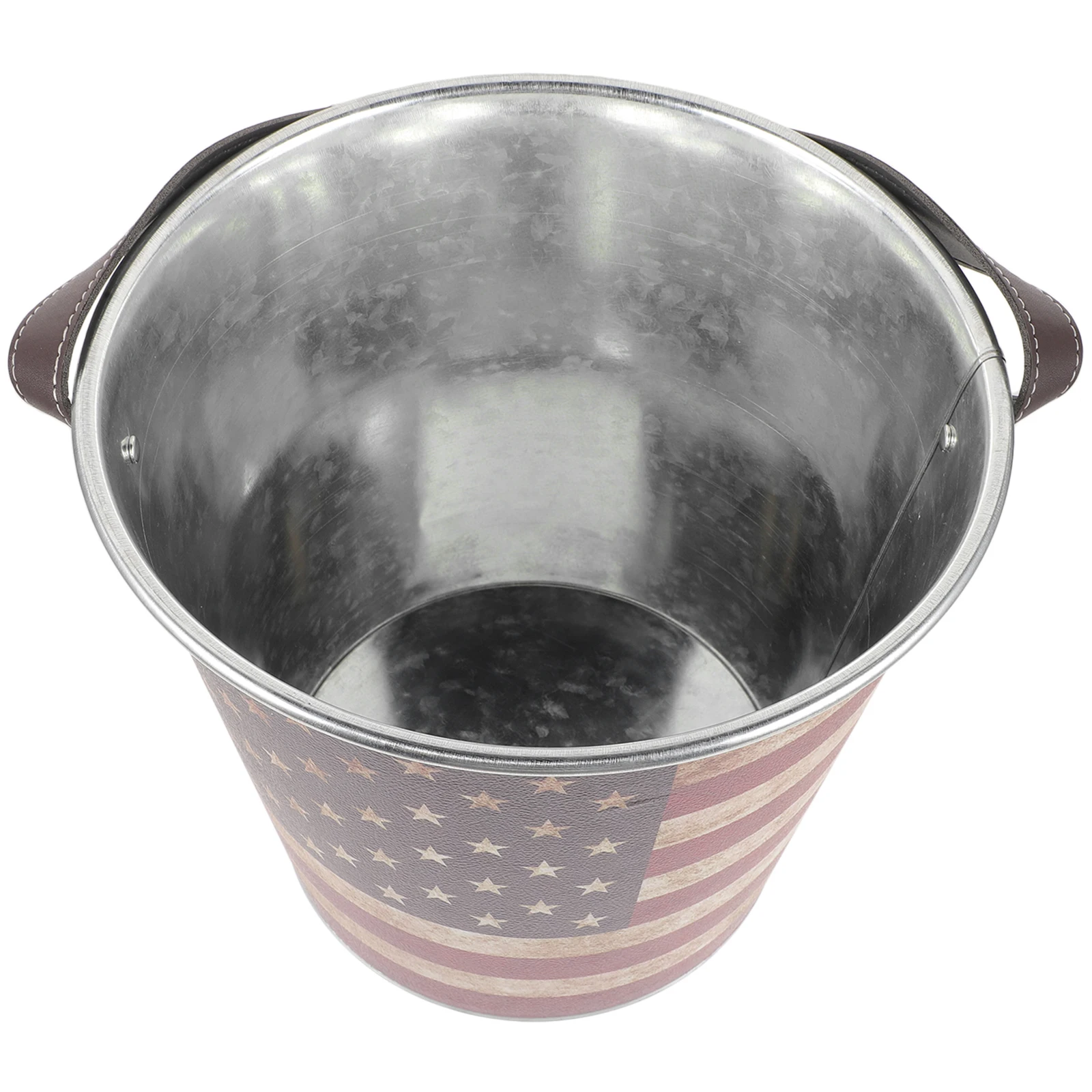 

Multifunctional Iron Beer Ice Bucket For Bar Party Use Scratch Resistant Metal Drink Cooling Storage Bucket For