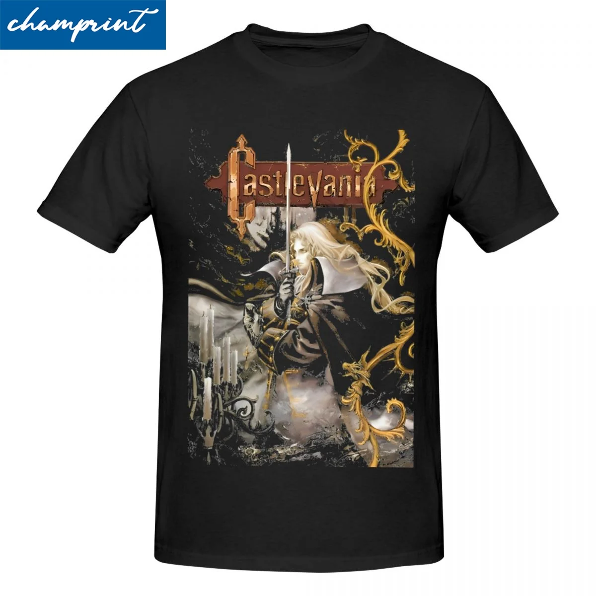 Men Women's Castlevania - Symphony Of The Night T Shirts 100% Cotton Clothing Short Sleeve Tee Shirt Plus Size T-Shirts