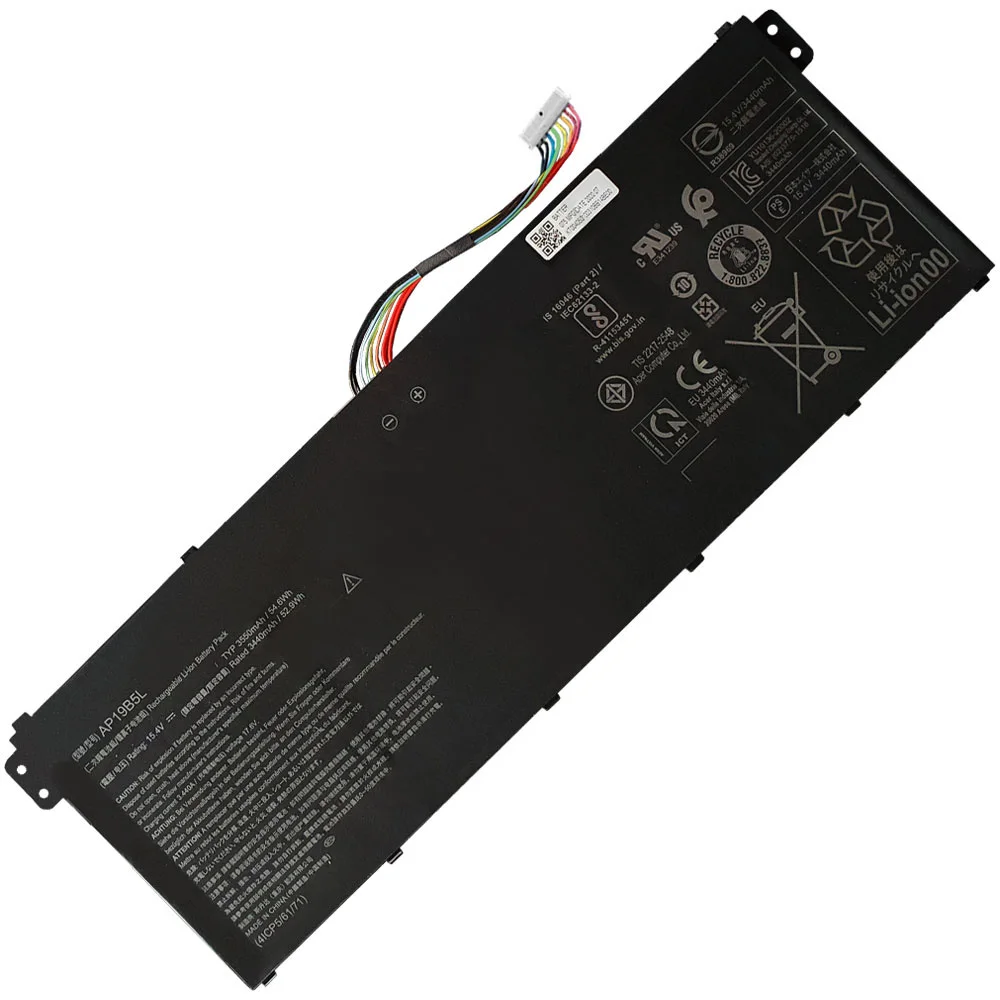 15.4V 54.6Wh AP19B5L Laptop Battery For Acer Aspire 5 A514-53 A515-44 7 A715-41G Series KT.00405.010