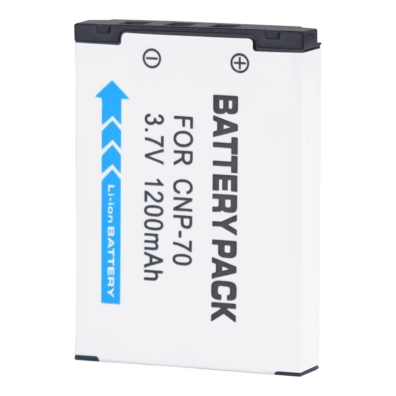 NP-70 NP70 CNP-70 l Camera Battery 1200mAh For Casio xilim Zoom EX-Z150 Z150BK Z150GN Z155 Z250BE Z250BK Rechargeable Battery