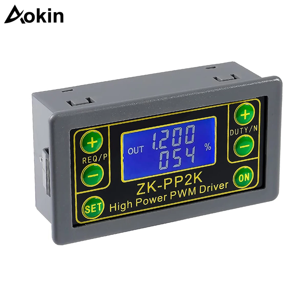 PWM Pulse Signal Generator ZK-PP2K Cycle Delay Drive Module 3.3-30V 8A Dual Mode High Power PWM Dimming Motor Speed Controller