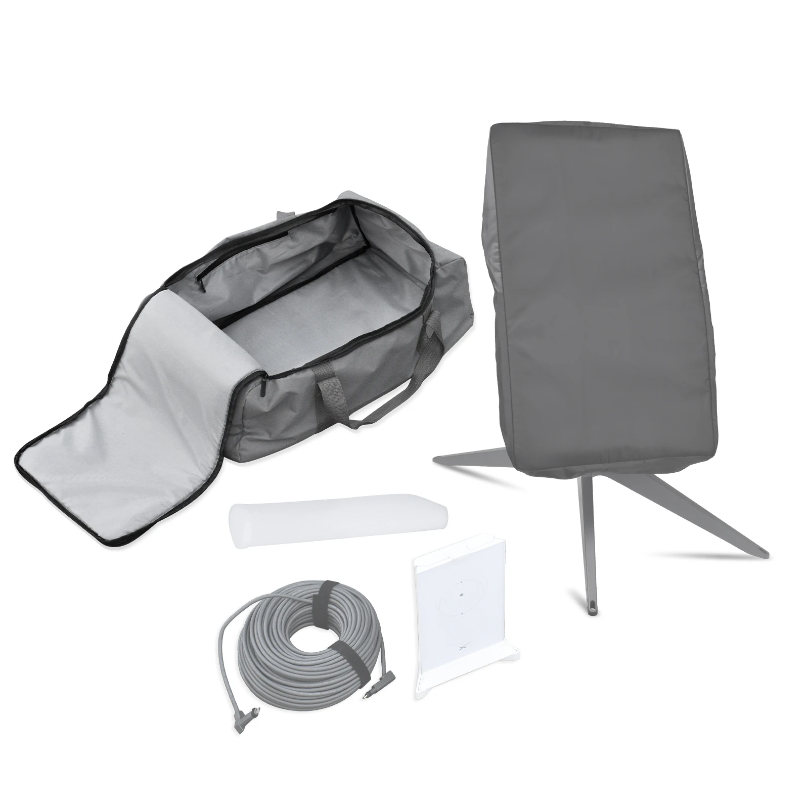 Superbat 50*33*25cm 600D Oxford Cloth Storage Bag Customised Shock for Starlink V2 Travel SpaceX Dish, Starlink Router, Ethernet
