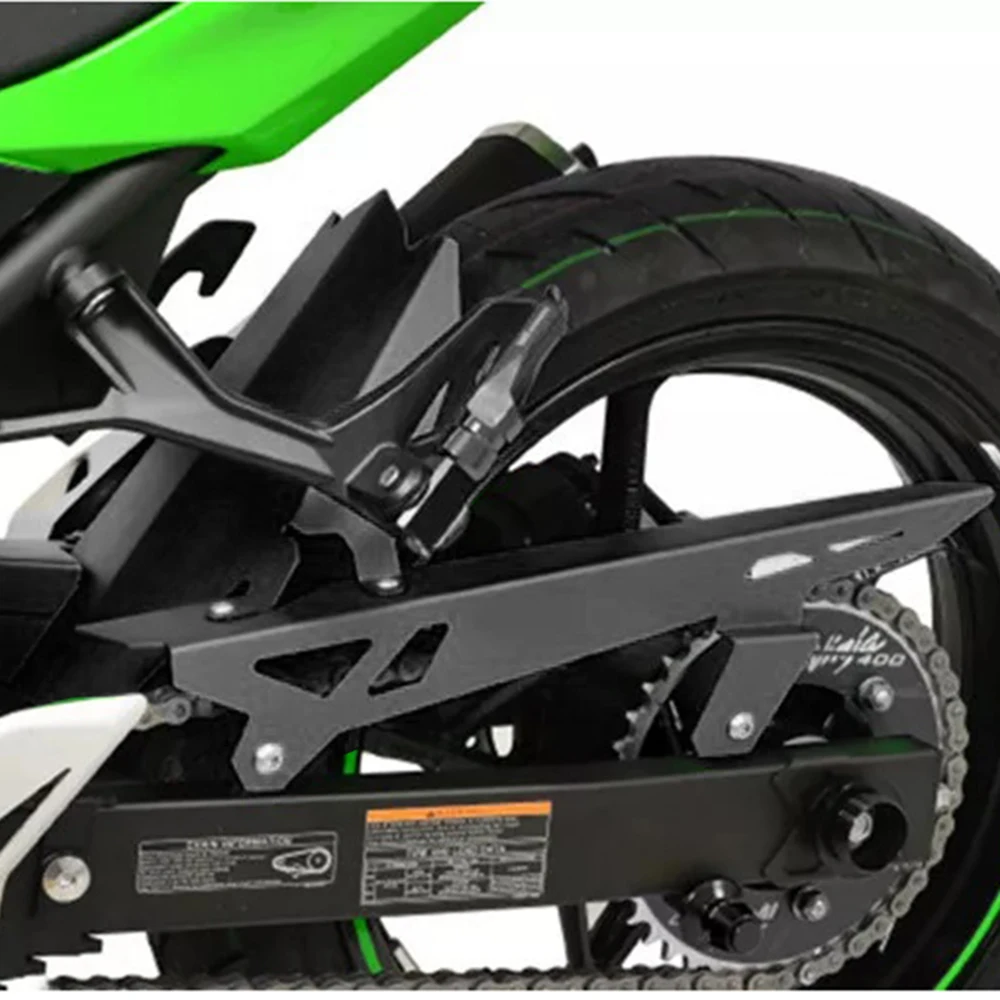 Fits for Kawasaki Ninja 400 ABS EX400 KRT NINJA400 Z400 2018-2024 Motorcycle Fender Rear Wheel Hugger Mudguard Chain Guard Kits