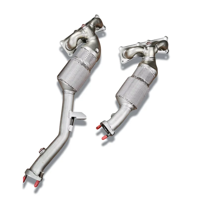 30.High Performance Stainless Steel High-Flow Front Pipe With Catalytic Converter for  325/330 E90/E92/E93 05-12