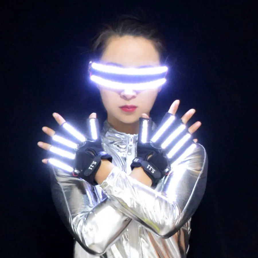 Light Up LED Gloves - Fun Toy Gifts for Adults - Perfect for Halloween, Christmas, Birthdays, and Easter