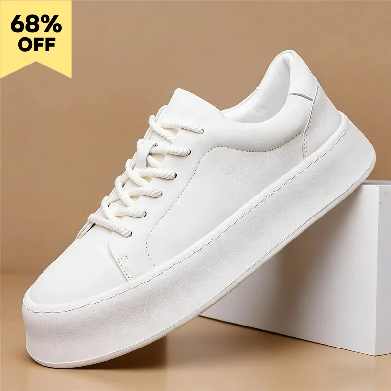 

Весенняя мода: Новые мужские белые повседневные туфли на толстой подошве с эффектом увеличения роста, дизайнерская обувь для мужчин, для прогулок и походов, Zapatos Hombre