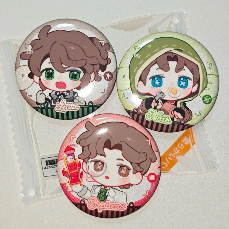 Identity V Game Peripheral Badge Reporter Little Girl Cheerleader Prisoner Mercenary Bag Clothing Jewelry Gift Decor Accessories