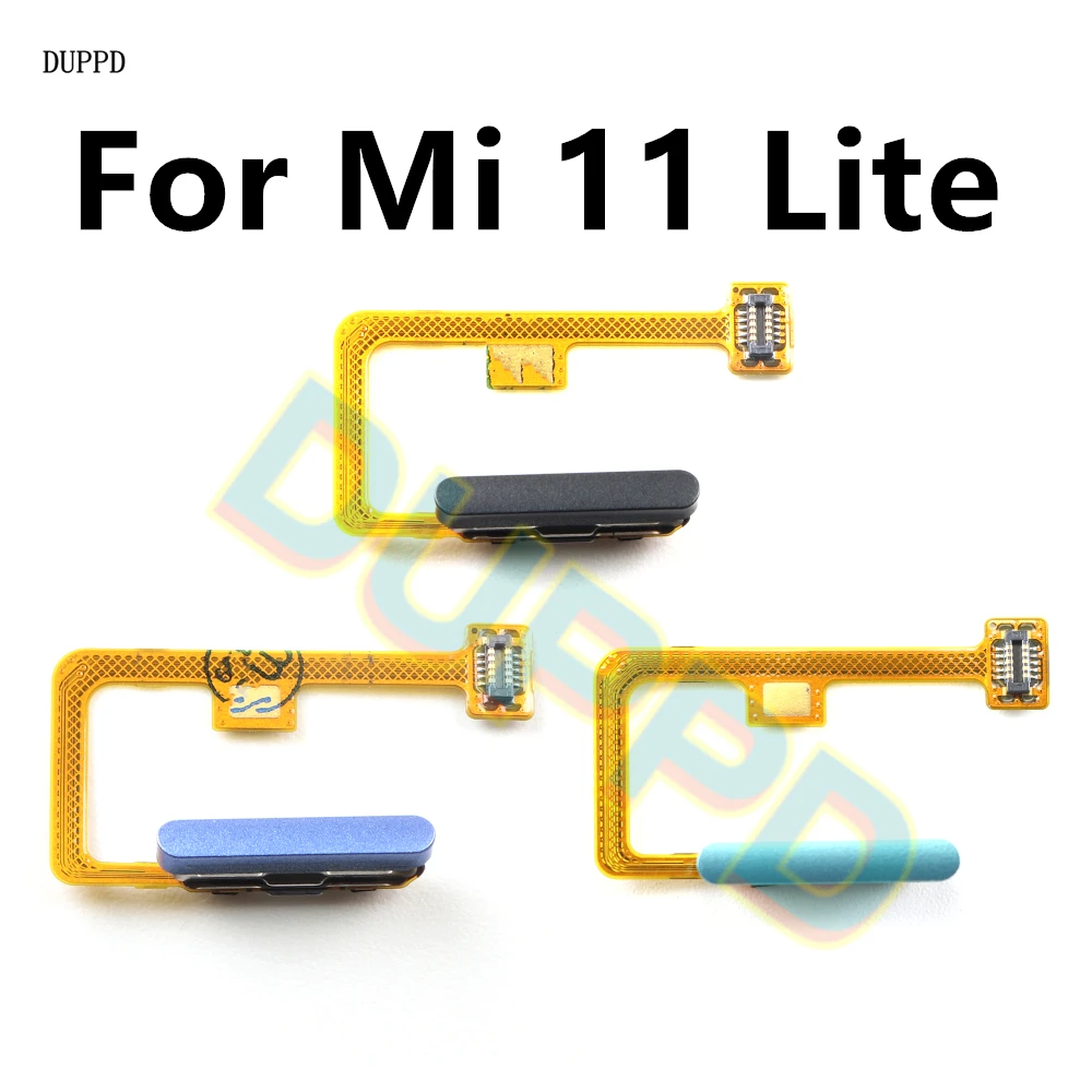 

Кнопка «Домой», меню, ключ возврата, датчик, сканер отпечатков пальцев, гибкий кабель для Xiaomi Mi 11 Lite 4G 5G 11Lite