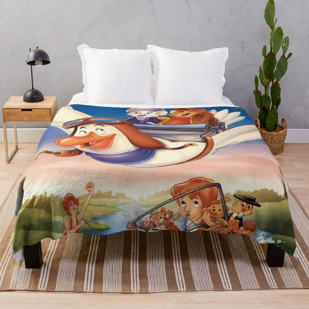 

The Rescuers Throw Blanket Tourist Hairy Bed linens Blankets