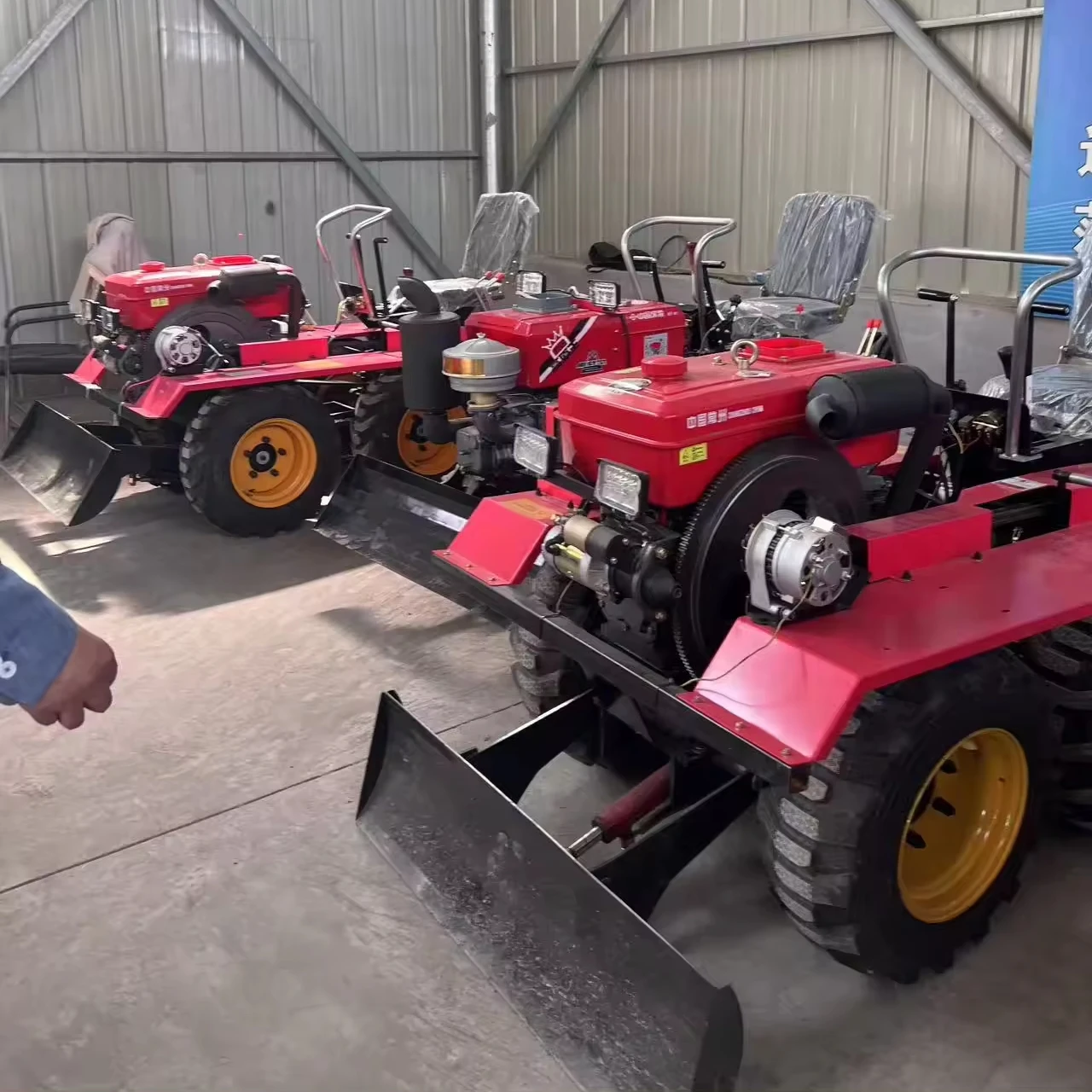Small Walking Micro Tillage Machine Mini Power Tiller Farm Cultivating Machine