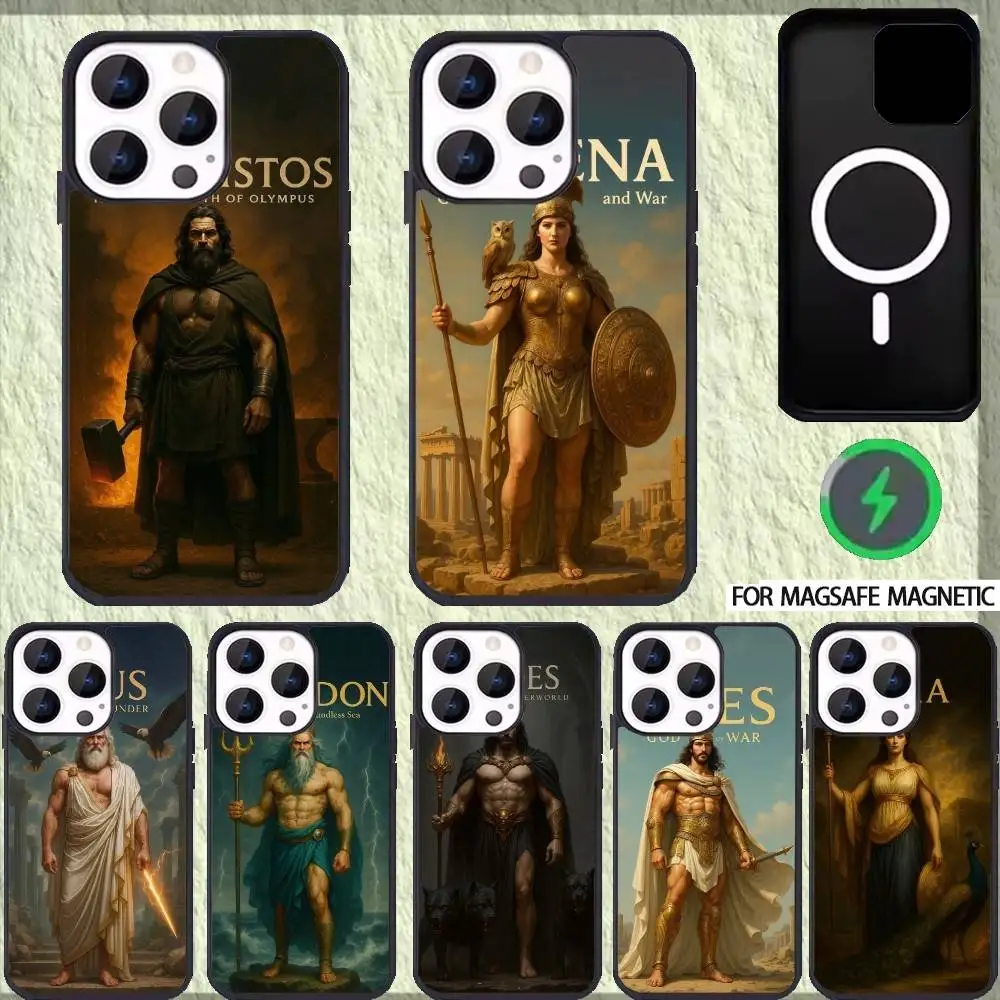 

Greek Mythology Oil Painting Phone Case For iPhone 17,16,15,14,13,12,Plus,Pro,Max For Magsafe Magnetic Wireless Charge