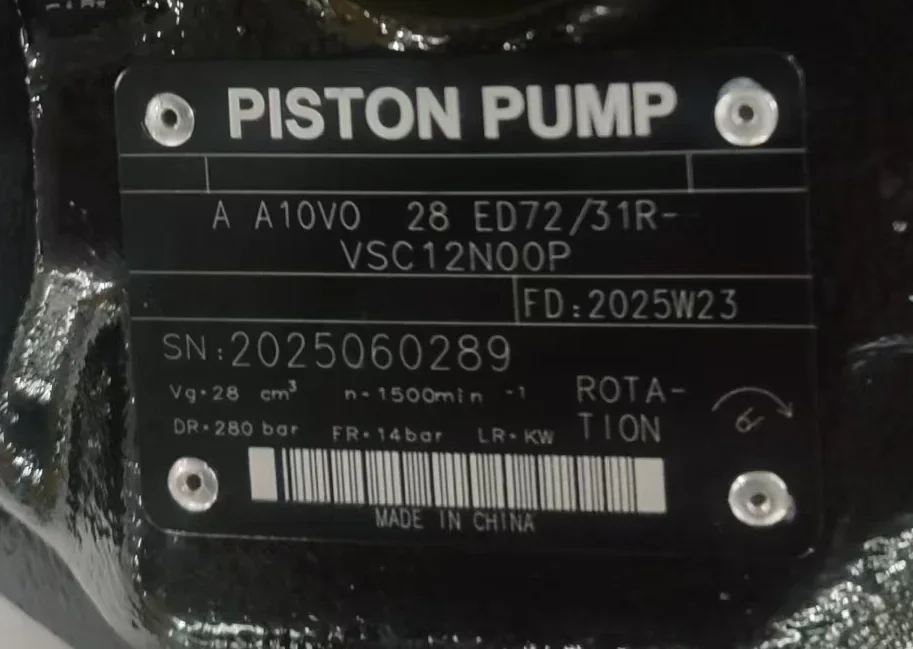Lainuo A10VO Series R902563163 a A10VO28ED72/31R-VSC12N00P مضخات المكبس المحوري الهيدروليكي ذات الإزاحة المتغيرة A10VO28ED