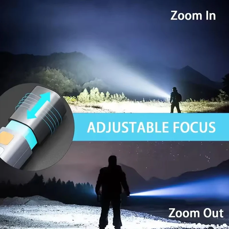 Self Defense Items Handheld Searchlight High Power Flashlights Flashlight Ultra Bright Rechargeable Tactical Flashlight Survival