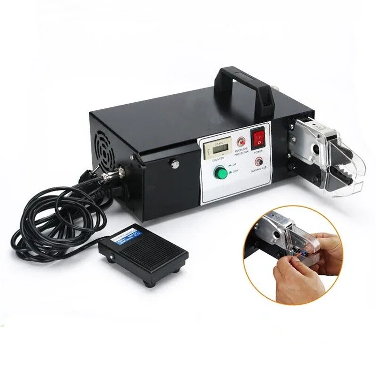 EM-6BC Semi automatic wire stripping and terminal crimping machine for crimping and fixing of various cold-pressed terminals