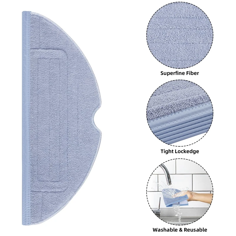 22Pcs For Xiaomi Roborock S7 T7S T7S Plus Vacuum Cleaner Spare Parts Side Brush Hepa Filter Mop Cloth