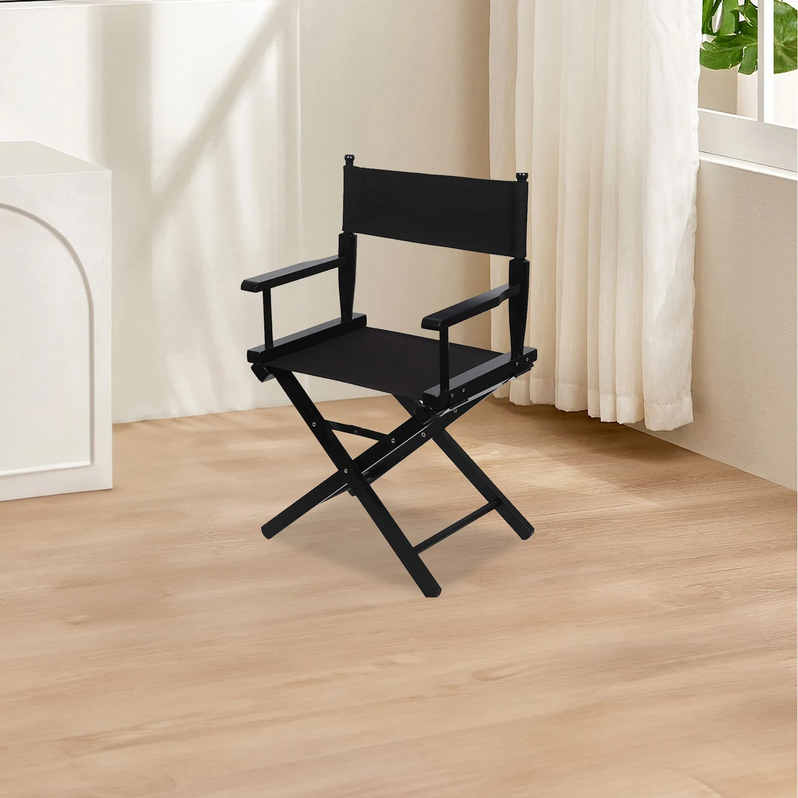 Folding Chair Canvas Seat Directors Chair Replacement Covers Black Camping Repair Kit Wear Resistant Suitable For Lounges
