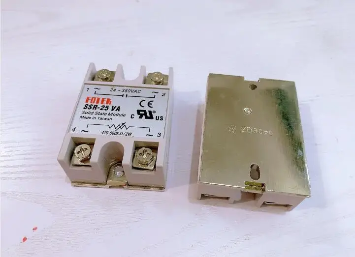 SSR-10VA SSR-25VA SSR-40VA SSR-50VA SSR-60VA SSR-100VA Solid State Relay Module 470-560K Ohm/2W TO 24-380VAC