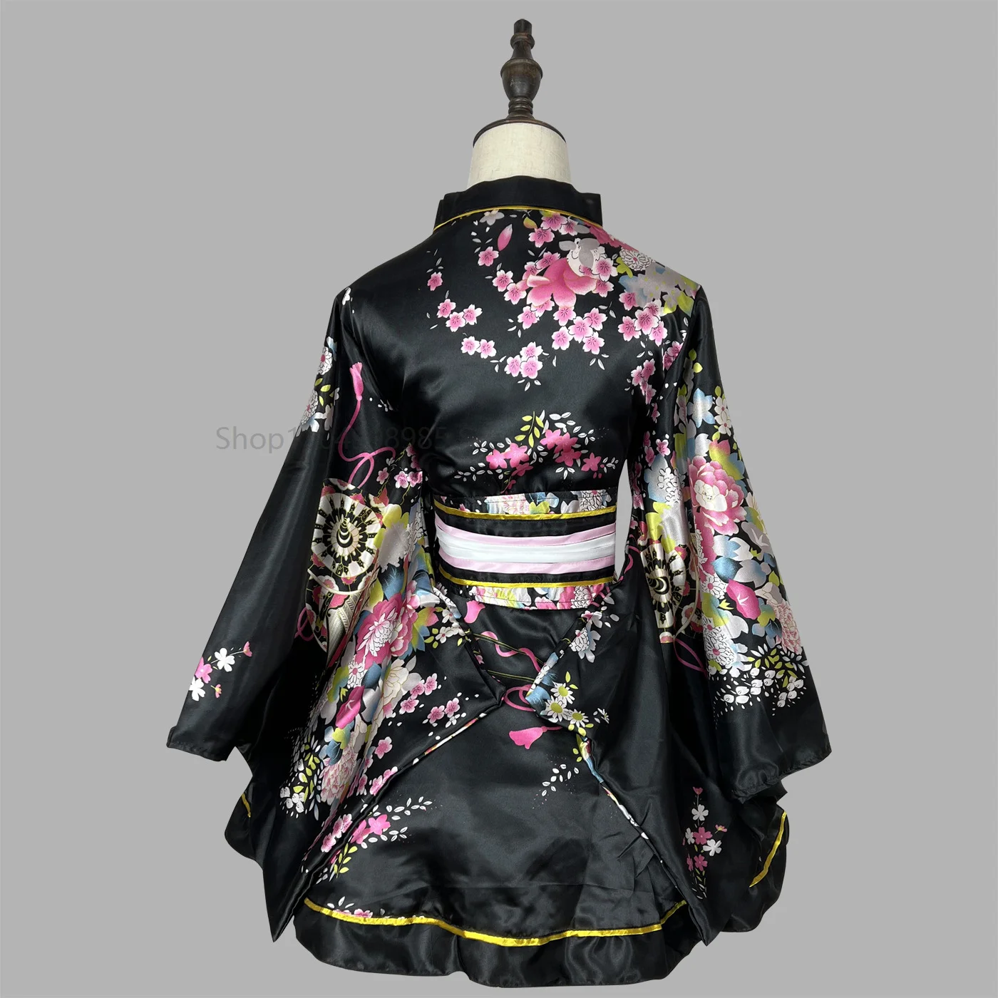 Kimono Traditional Japanese Costume Dress for Women Sakura Yukata Japanese Kawaii Girls Anime Cosplay Stage Show Costumes