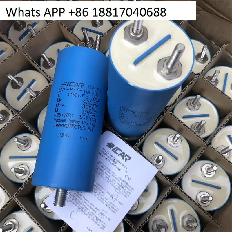 

1PC ICAR LNF-P3B-30 200UF 300VAC running motor starter capacitor