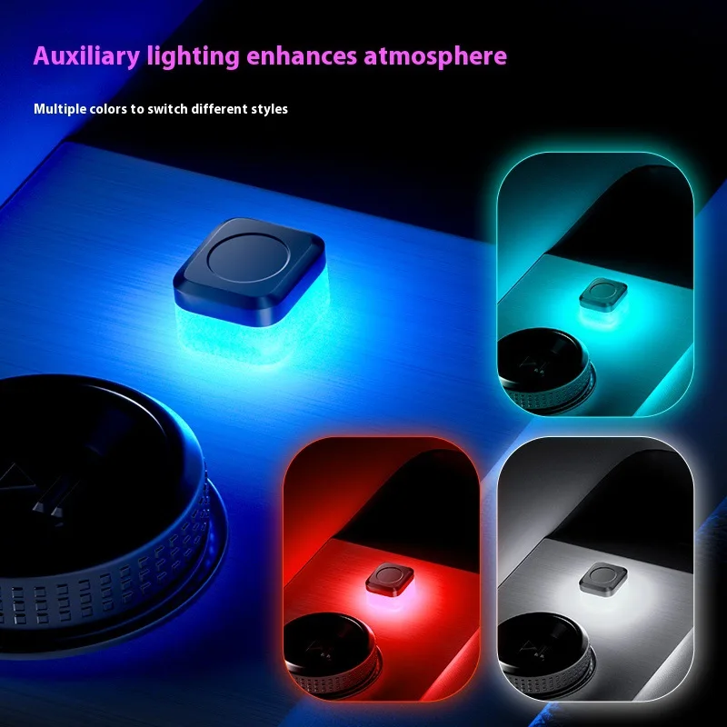 USB Car Interior Ambient Atmosphere Light LED Signal Lights Auto Reading Lamp Decorations Night Emergency Lights IP67 Waterproof