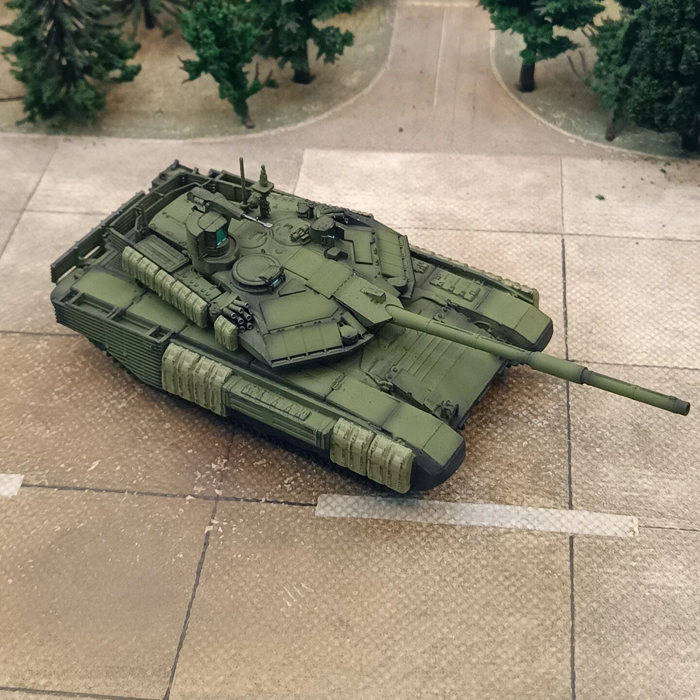 1/72 Russian T90M break through tanks , hand-painted finished model decorative ornament(Ships in 5-6 days)