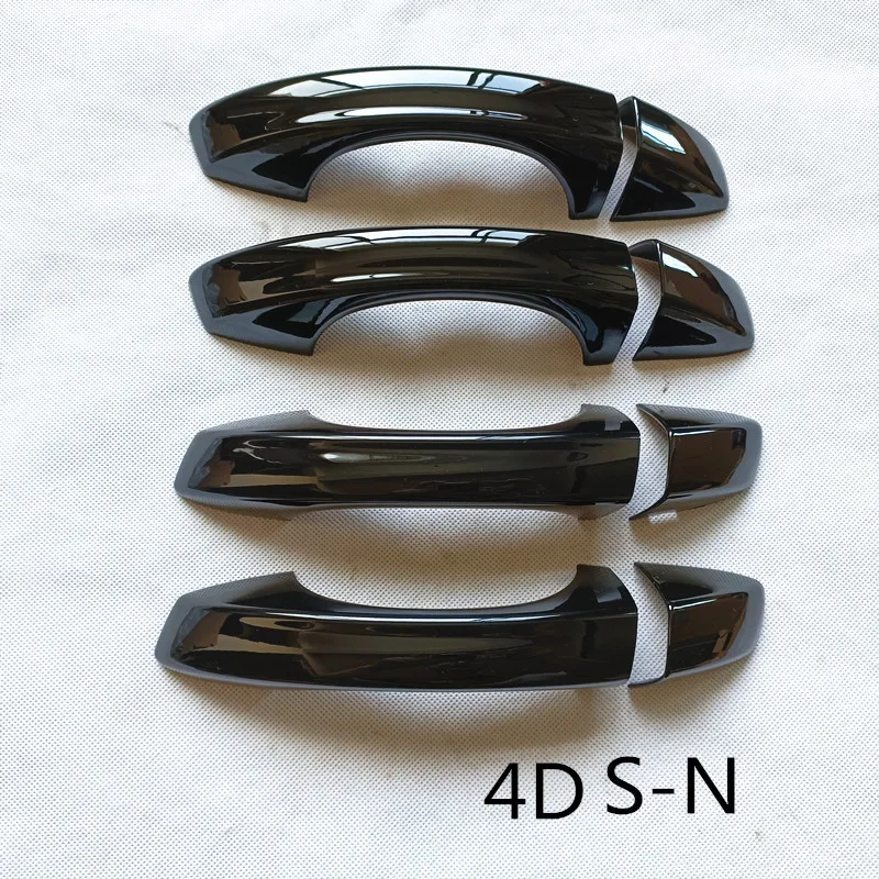 Suitable For Volkswagen VW TAOS 2021 2022 2023 Accessories Door Handle Cover Trim Plastic Gloss Black