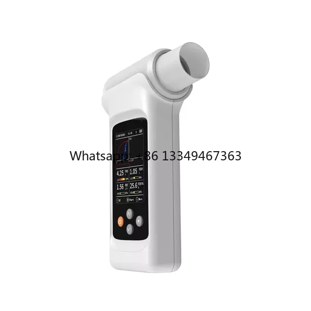 Function Tests Analyzer Portable Spirometer Spirometry Lung Testing Devices Electric Silver Plastic Ce 1 Set