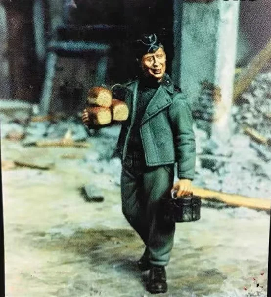 

Детская игрушка в масштабе 1/35, статуэтка GK II, солдаты из движущегося дерева, самосборка, Неокрашенная трехмерная игрушка «сделай сам»