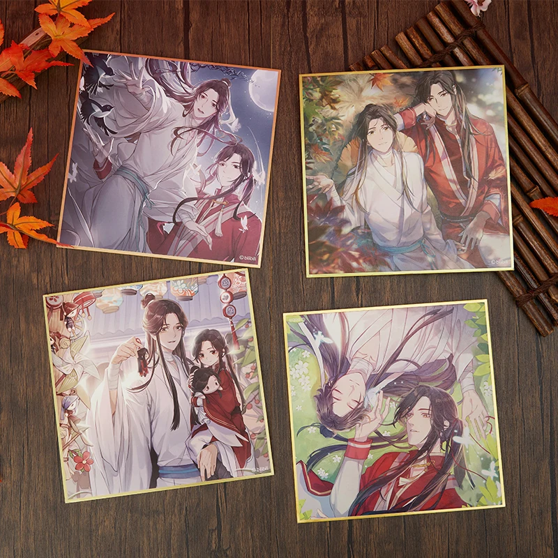 Tian Guan Ci Fu Official Original Hua Cheng Xie Lian Irogami Colored Paper shikishi official thoughtful cosplay image 2