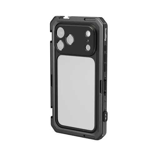 Imagen 2 del producto Kit de jaula SmallRig para iPhone 17 Pro/iPhone 17 Pro Max, jaula básica, jaula insignia, kit de jaula para teléfono portátil dual móvil, 5540/5541
