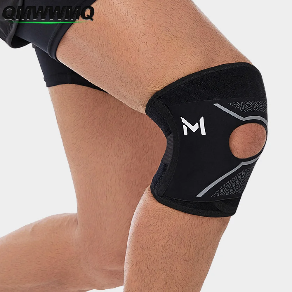 1PC Non-Slip Neoprene Knee Brace Side Stabilizers Support,Open Patella Knee Brace for Knee Pain Relief,Running & Gym Working Out