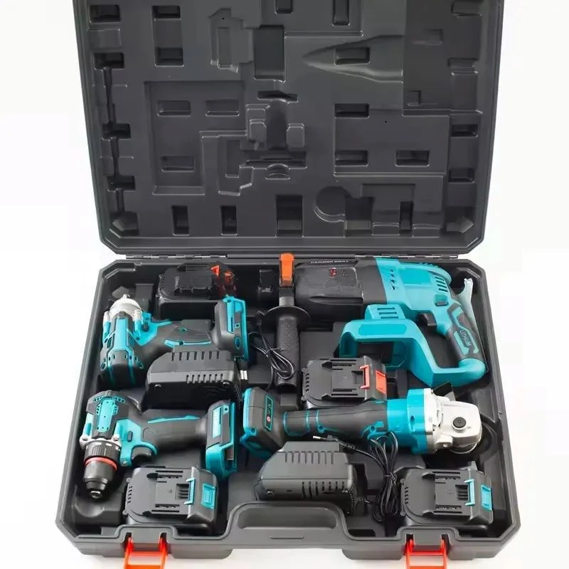 

Original brand new4in1 380nm 21v lithium cordless impact electric shock torque 1/2 gun wrench 2 batteries combo