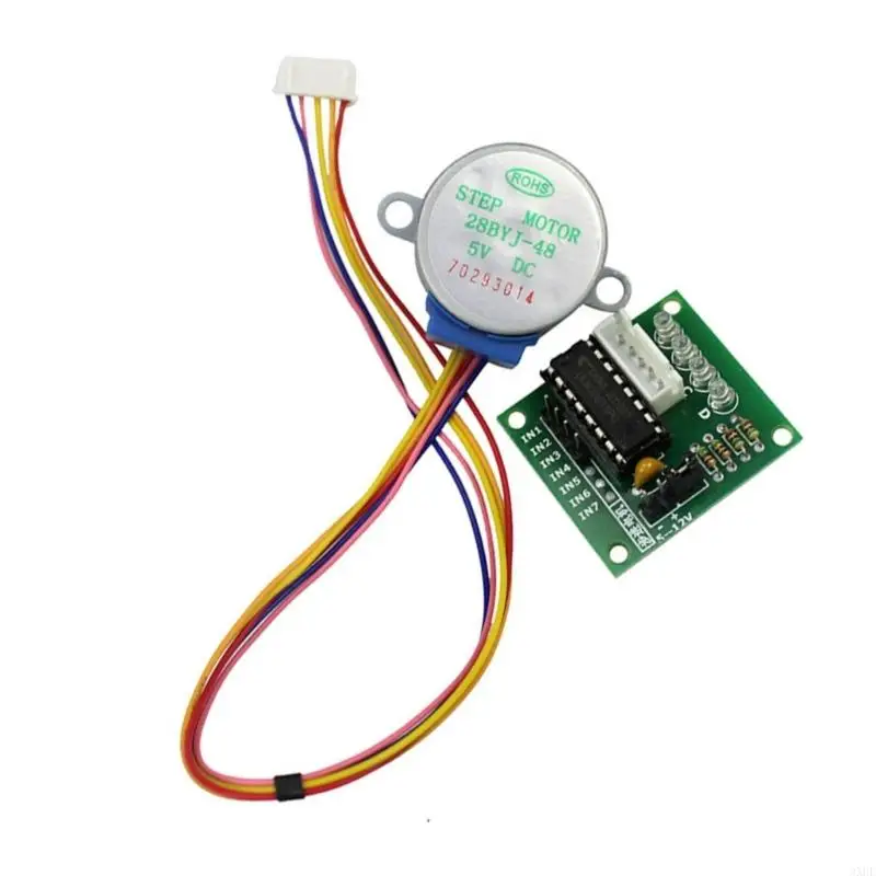 Complete set 5V 4 Phase Stepper Motor with ULN2003 Driver Board High Precisions Control 30.8mm Diameter for Automation