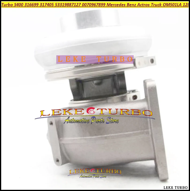 توربو S400 316699 317405 53319887127 0070967899 0060966699   لشاحنة مرسيدس بنز أكتروس OM501LA 12L 315KW Euro 3 1997-2011