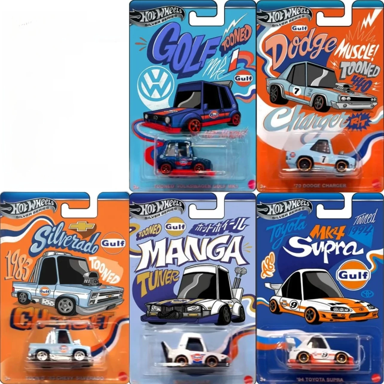 de alta gama, versión Gulf Oil Q, modelo de coche de ación Supra Doe t Karmann Ghia, mod...