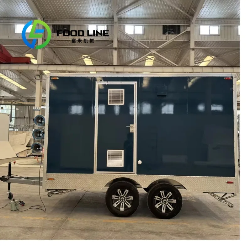 Luxury Mobile Bathroom Trailer for Sale with Portable Restroom Unit near Me Towable Toilet Transport for Your On the Go Use